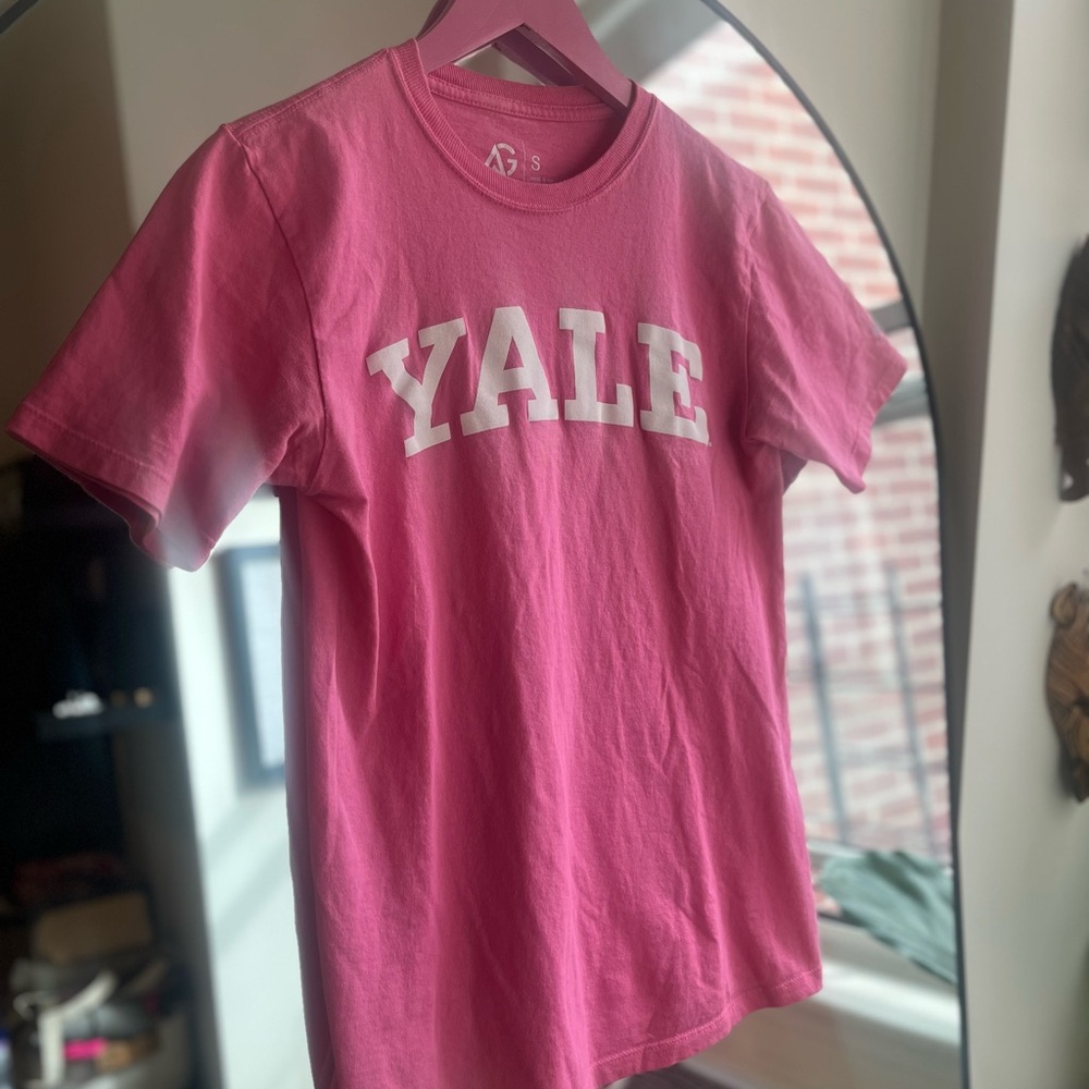 Alta Gracia Yale Short Sleeve Pink Tee
